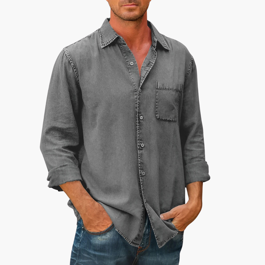 Men's Suede Shirt | Altivaro