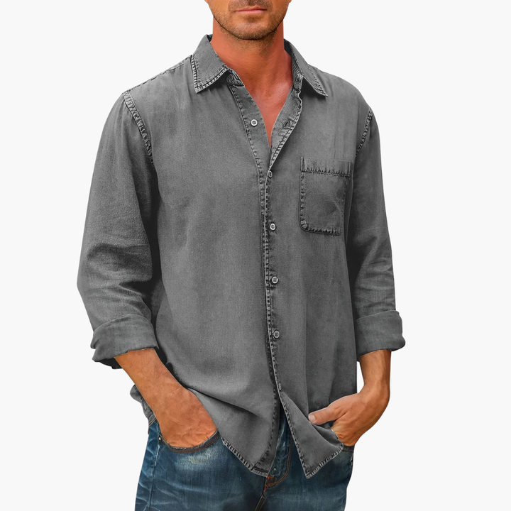 Men's Suede Shirt | Altivaro