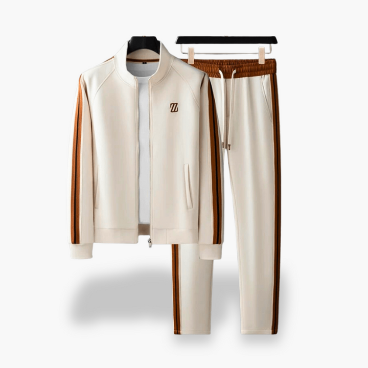 Tuta Sportiva Uomo con Strisce e Zip | Altivaro