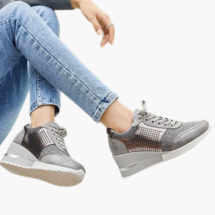 Scarpe Ortopediche Donna Zeppa Sneaker Comode Traspiranti | Altivaro