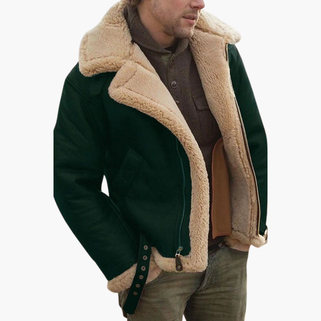 Giacca Uomo Pelle Fodera Shearling Invernale | Altivaro