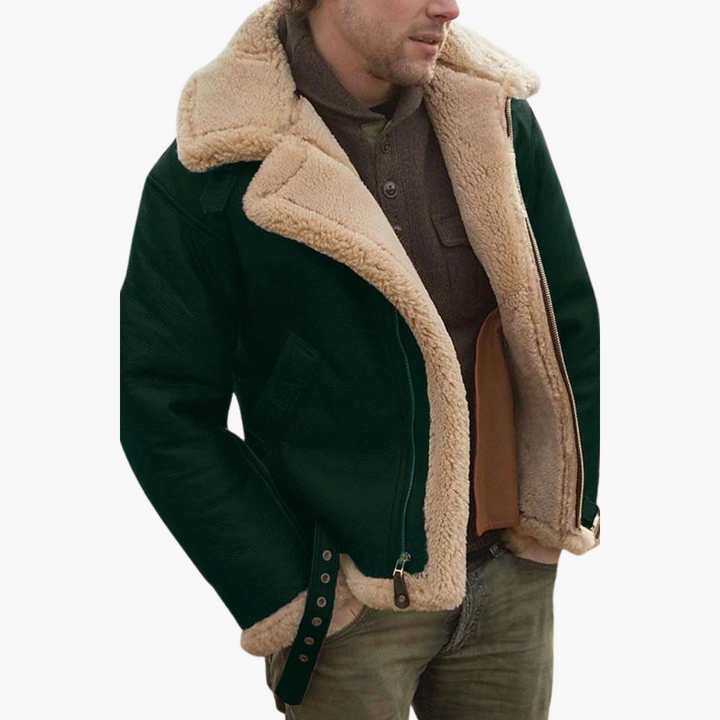 Giacca Uomo Pelle Fodera Shearling Invernale | Altivaro