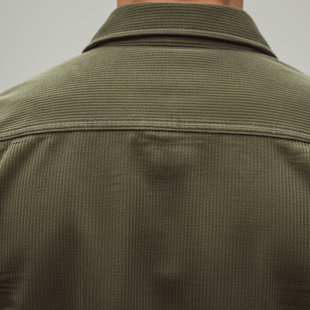 Camicia Uomo Cotone Tascata Maniche Lunghe | Altivaro