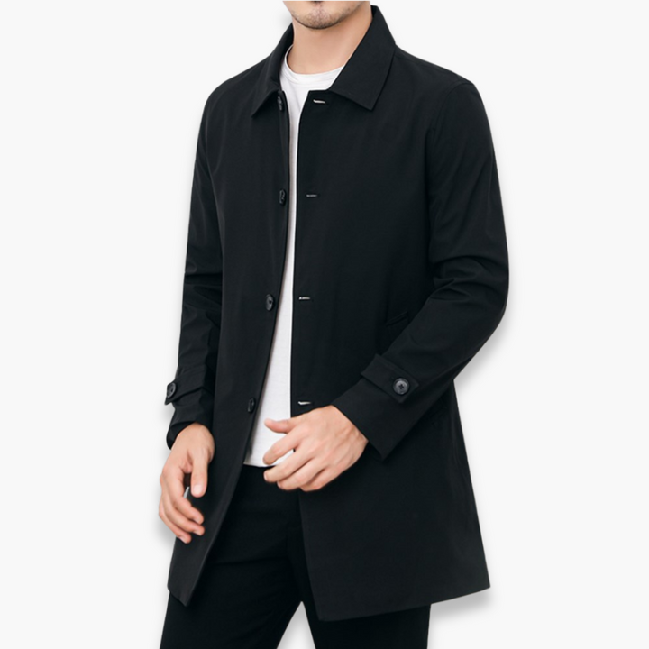 Altivaro | Cappotto da Uomo Slim Fit - Per Primavera e Autunno