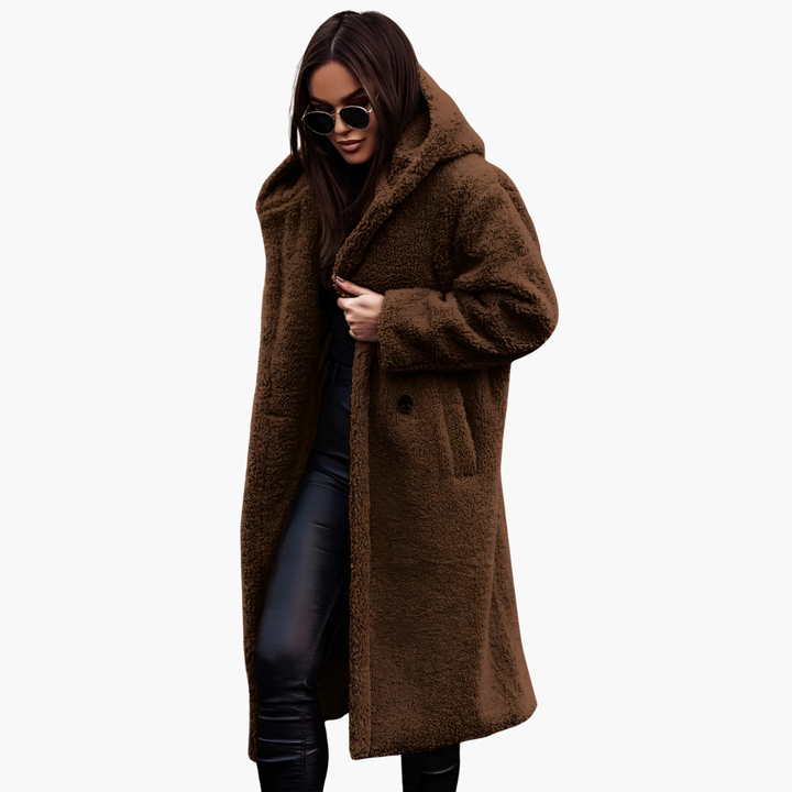 Cappotto Teddy Bear Oversize da Donna | Altivaro