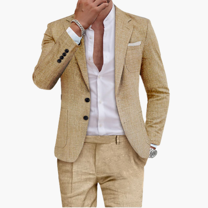 Giacca e Pantaloni in Lino per Uomo Completo Elegante | Altivaro