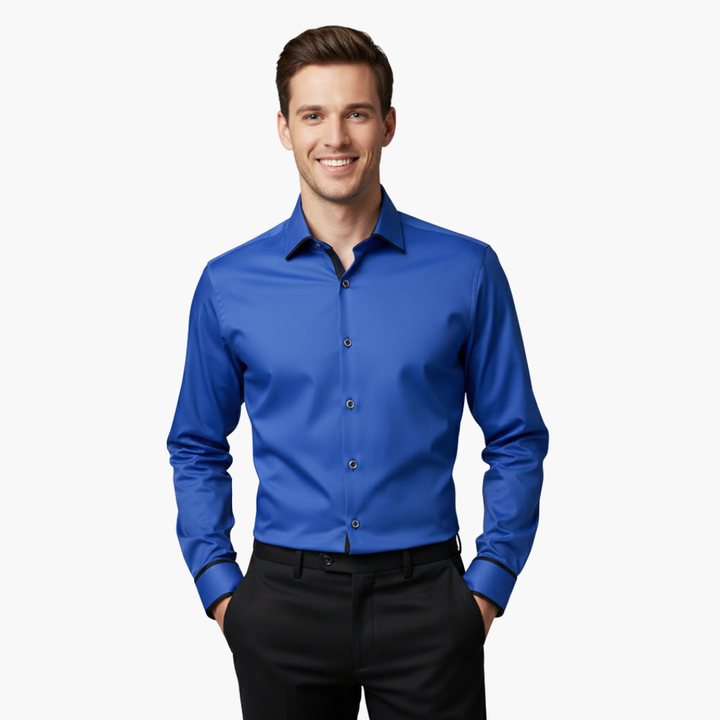 Camicia Uomo a Maniche Lunghe in Poliestere | Altivaro