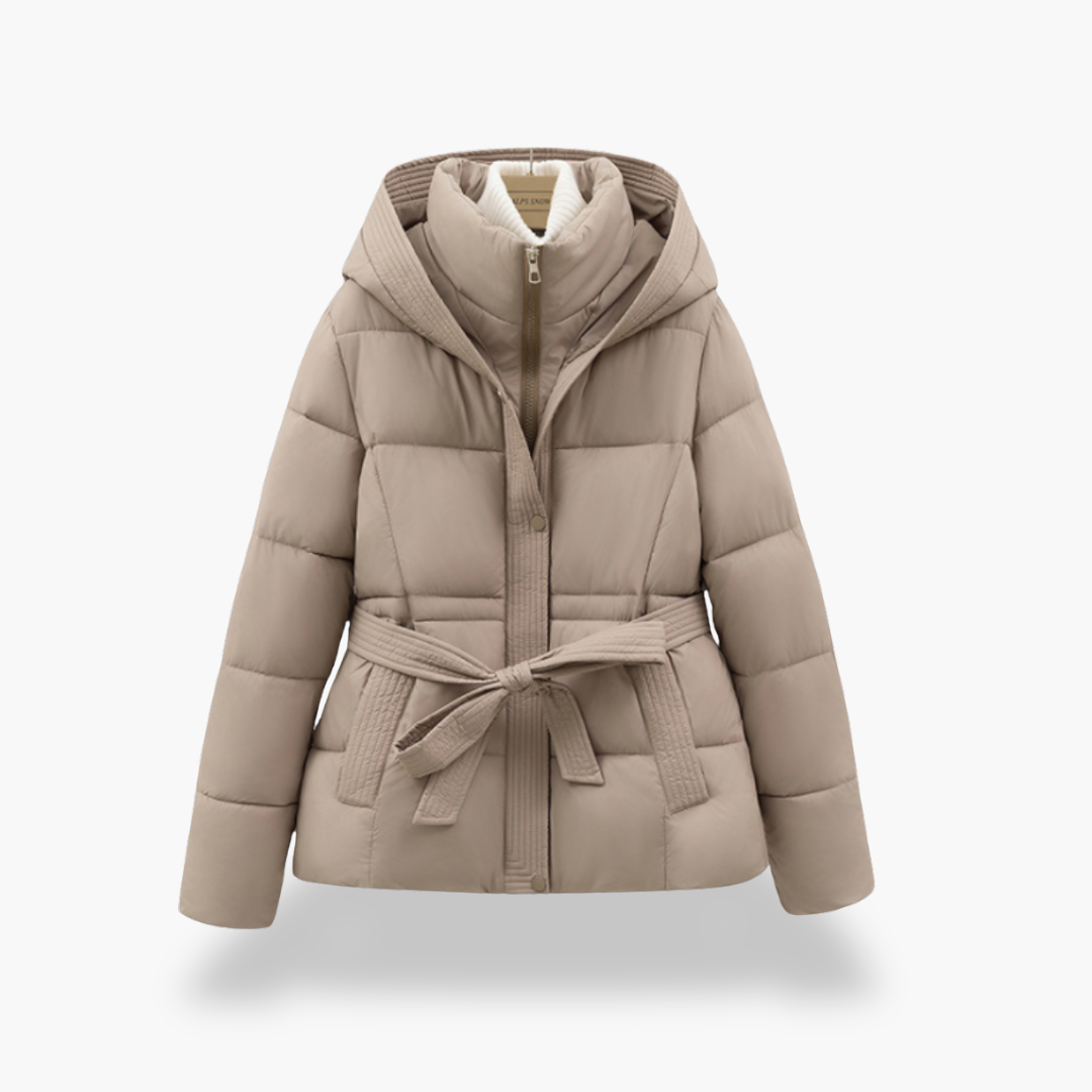 Piumino Donna Invernale con Cintura e Cappuccio | Altivaro