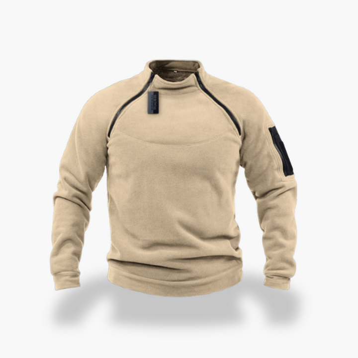 Felpa Uomo in Pile Giacca Termica con Zip e Tasche | Altivaro
