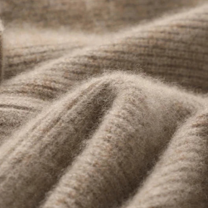 Cardigan Donna con Zip e Motivo a Coste | Altivaro