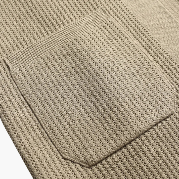 Cardigan Uomo con Tasche in Maglia | Altivaro