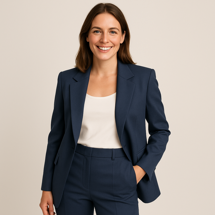 Tailleur Elegante da Donna – Completo Giacca e Pantalone Slim Fit per Cerimonia o Lavoro | Altivaro