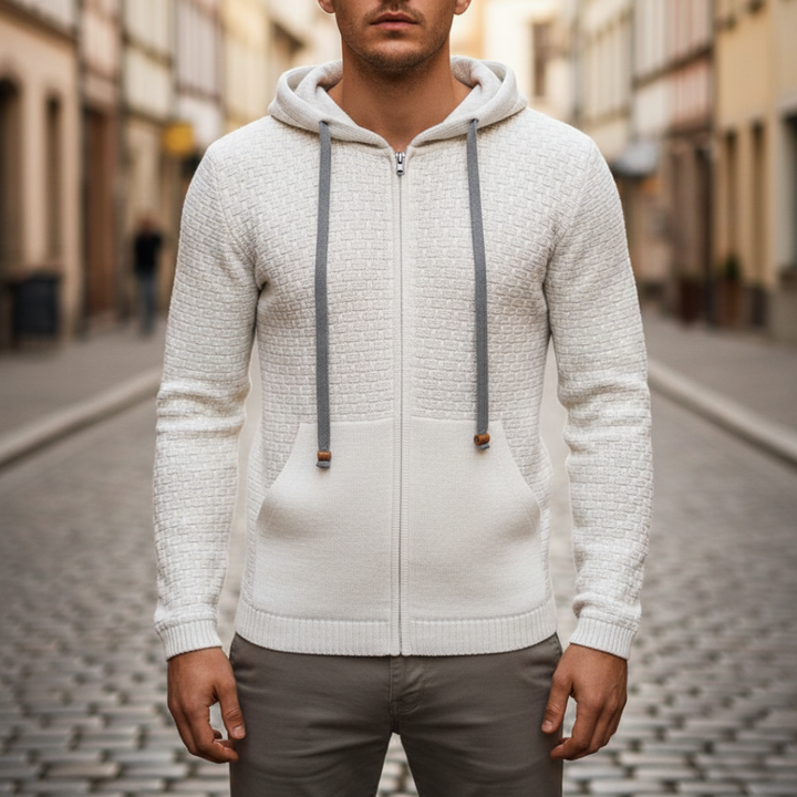 Herren Kapuzen-Sweatshirt mit Reißverschluss Polyester | Altivaro