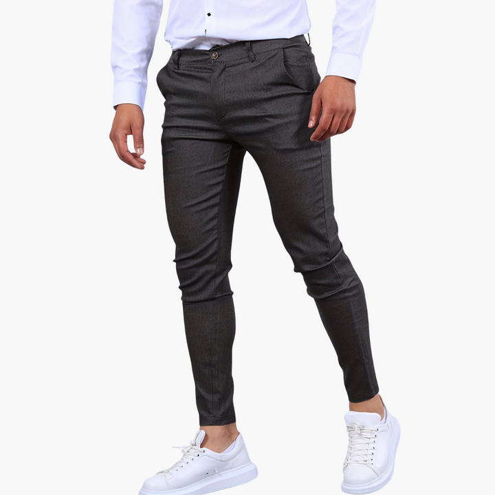 Pantaloni Skinny Fit Uomo con Tasca e Chiusura a Bottone | Altivaro