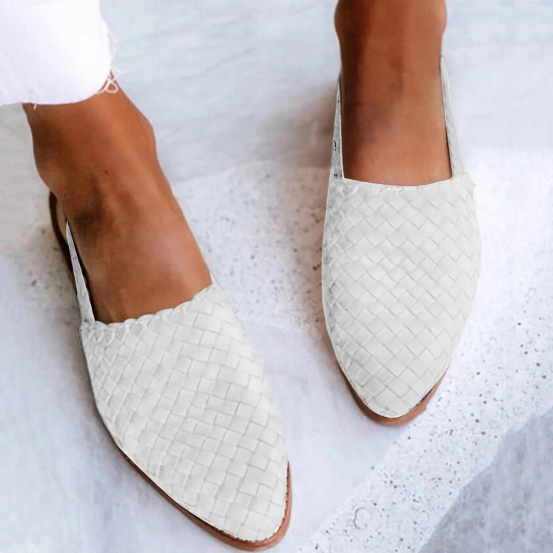 Donna Sandali Ortopedici Piatti Tessuti Punta Chiusa Casual | Altivaro-Altivaro