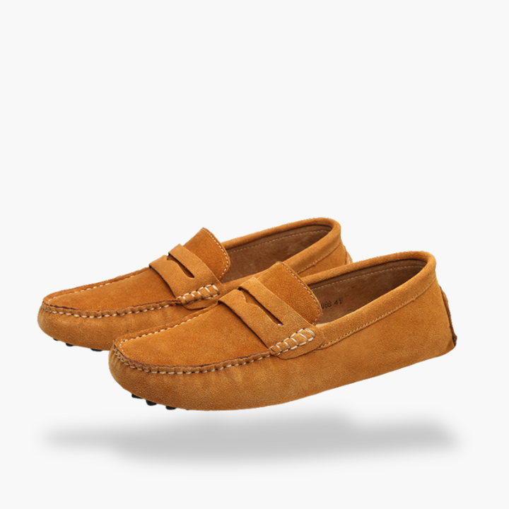 Orthopedic Suede Loafers for Men with Rubber Sole | Altivaro