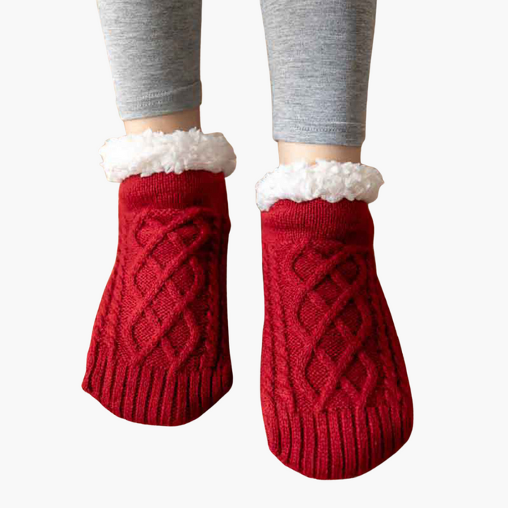 Winter Non-Slip Plush Knit Socks | Altivaro