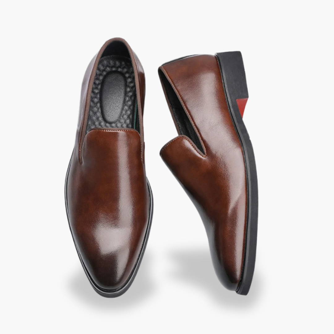Scarpe Slip-On Ortopediche in Pelle Marrone e Nera per Uomo | Altivaro