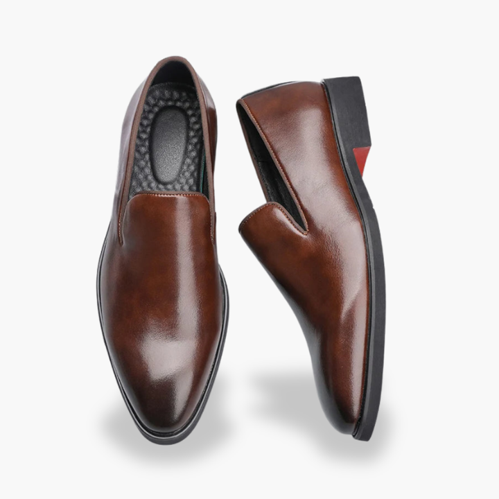 Scarpe Slip-On Ortopediche in Pelle Marrone e Nera per Uomo | Altivaro