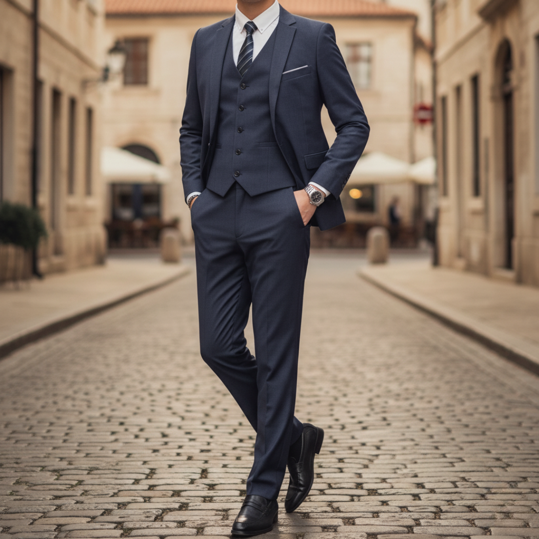 Completo Uomo in Poliestere con Giacca e Pantaloni | Altivaro