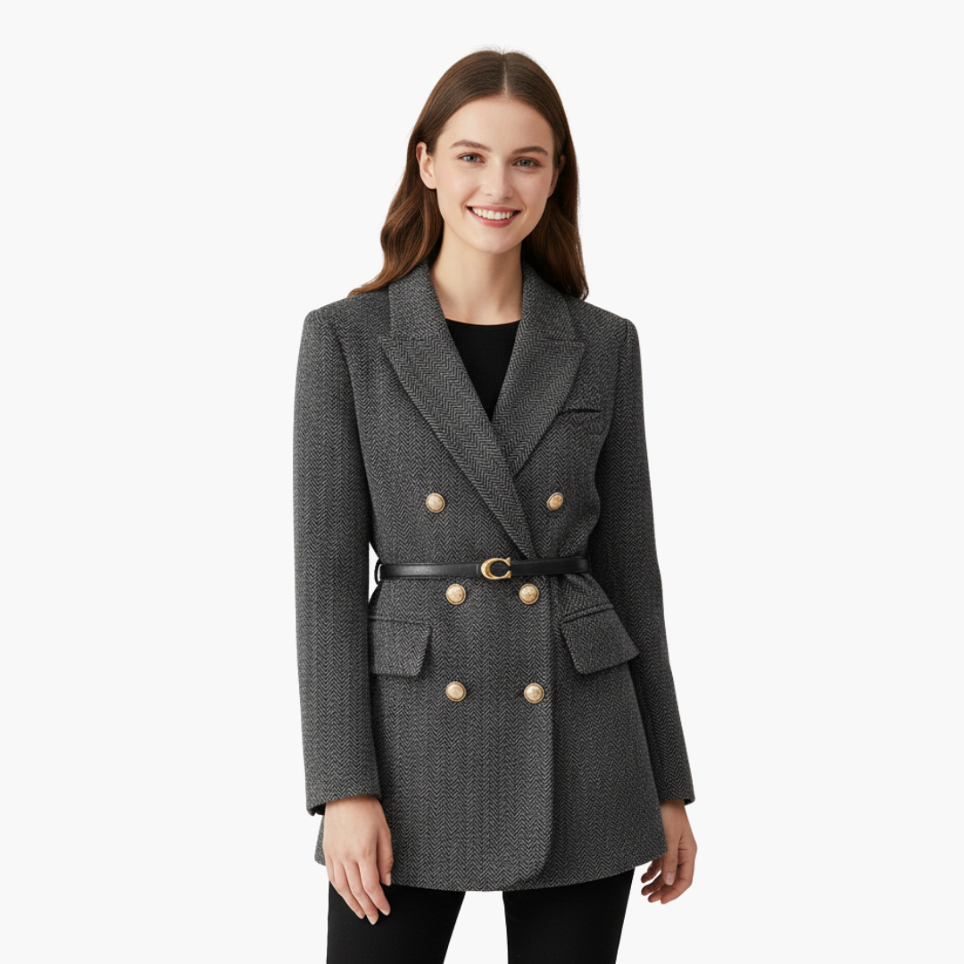 Blazer Doppiopetto con Cintura per Donna | Altivaro