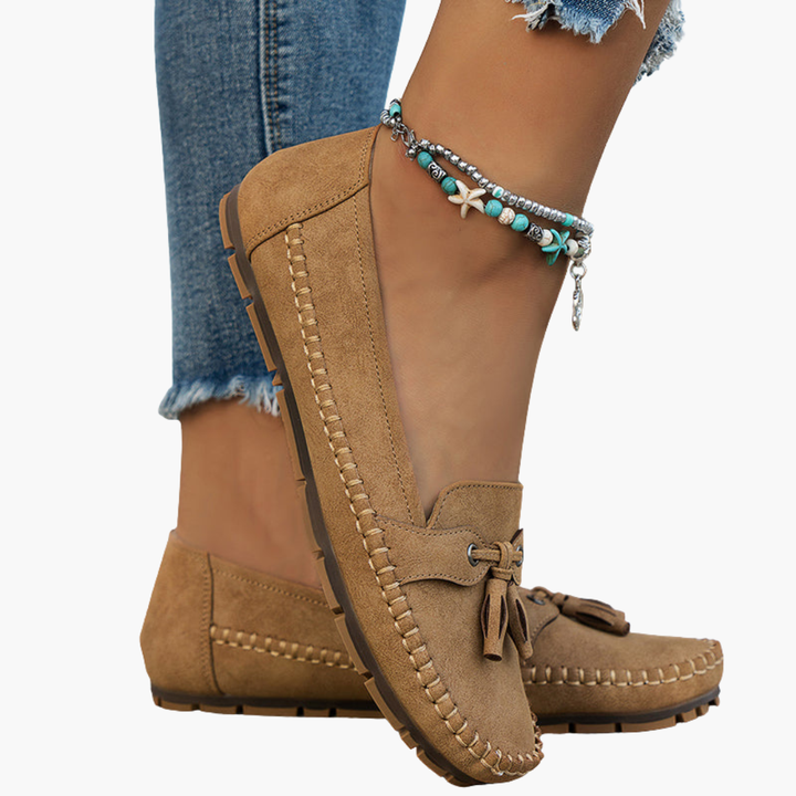 Orthopedic Suede Loafers for Women | Altivaro
