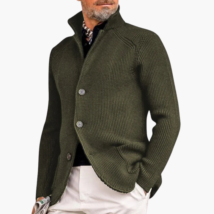 Giacca Uomo in Maglia con Bottoni Elegante | Altivaro