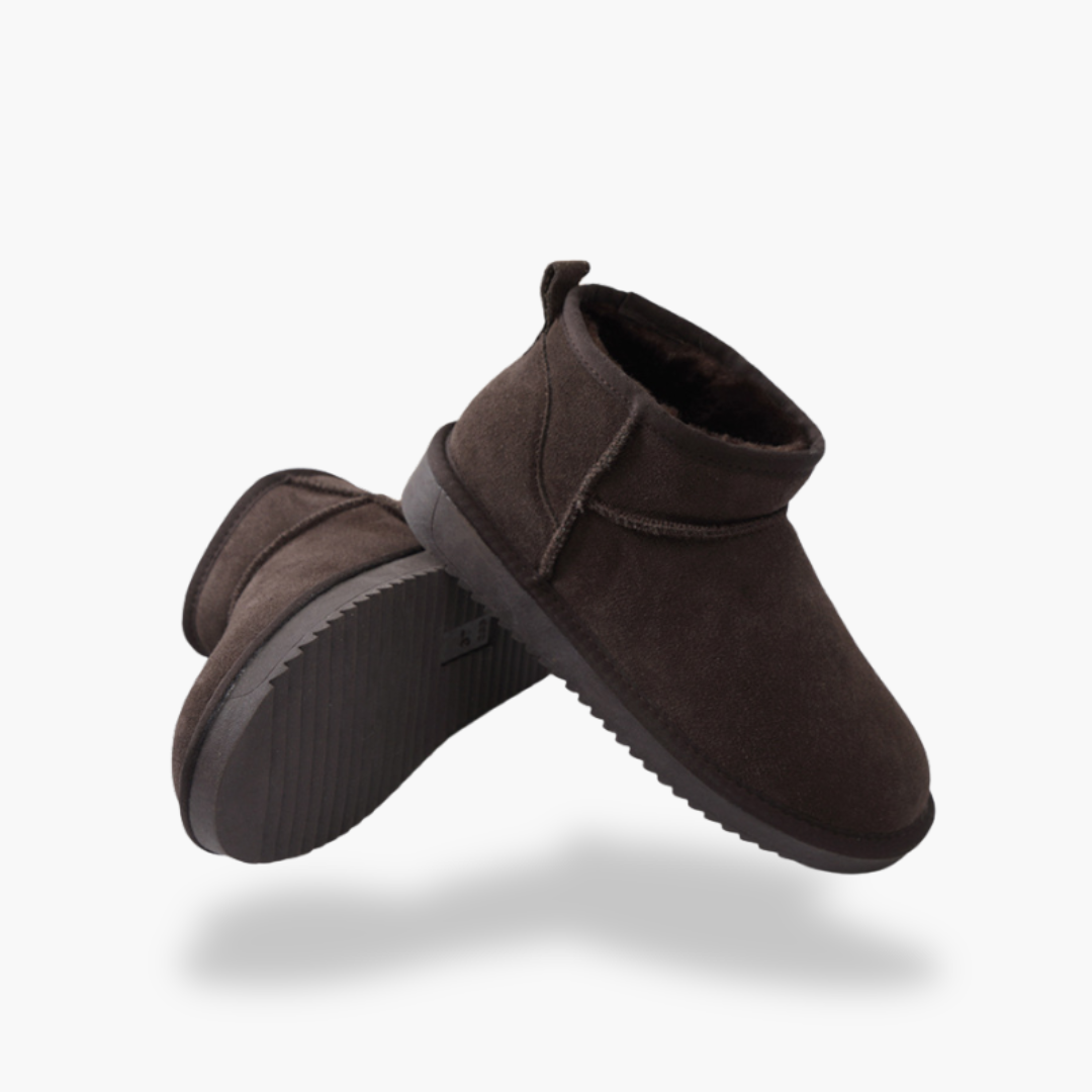 Women's Winter Orthopedic Ankle Boots in Suede Leather | Altivaro