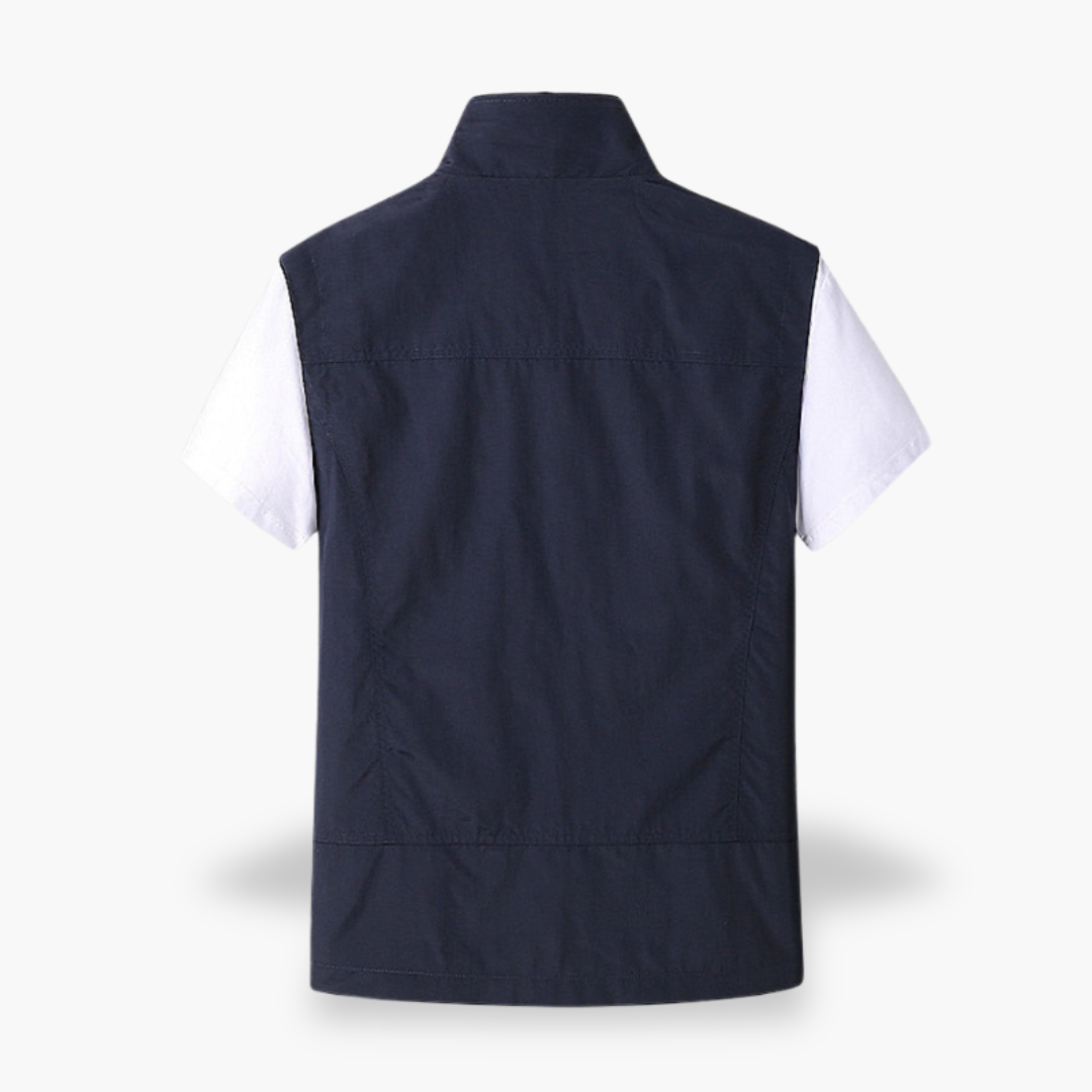 Gilet Uomo Estivo Multitasche Cotone Leggero | Altivaro