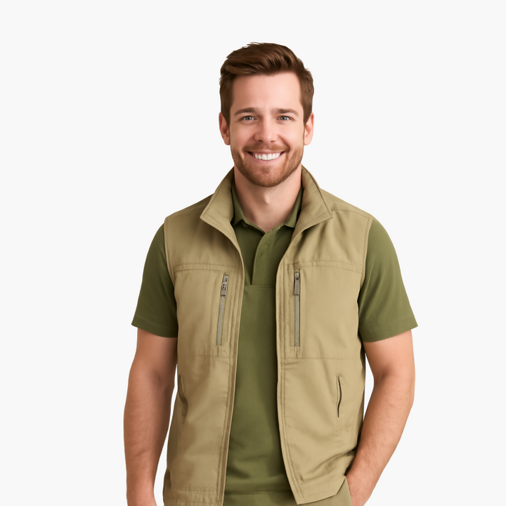 Gilet Uomo Outdoor Tessuto Traspirante | Altivaro