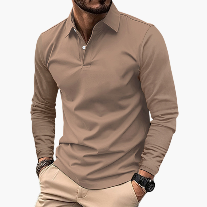 Polo Uomo Maniche Lunghe Cotone | Altivaro-Altivaro