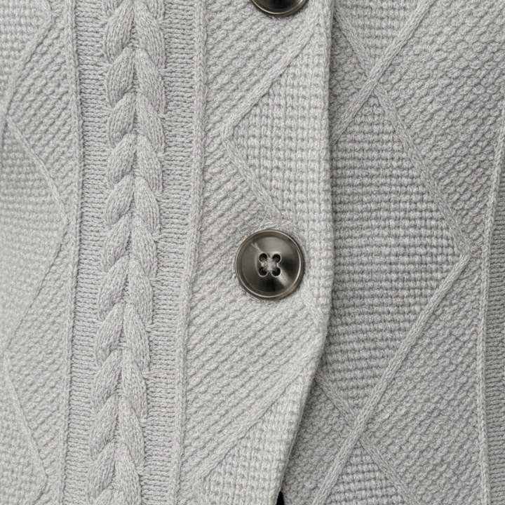 Giacca in maglia con bottoni per donna | Altivaro