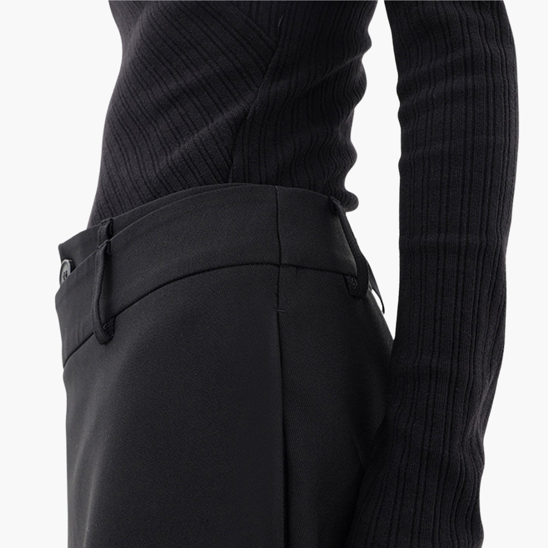 Women's Wide Asymmetric Elegant Pants | Altivaro