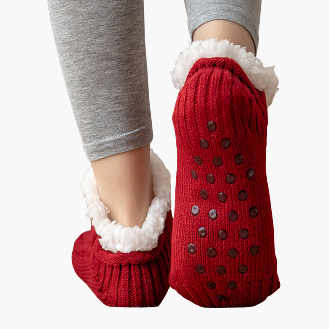Winter Non-Slip Plush Knit Socks | Altivaro