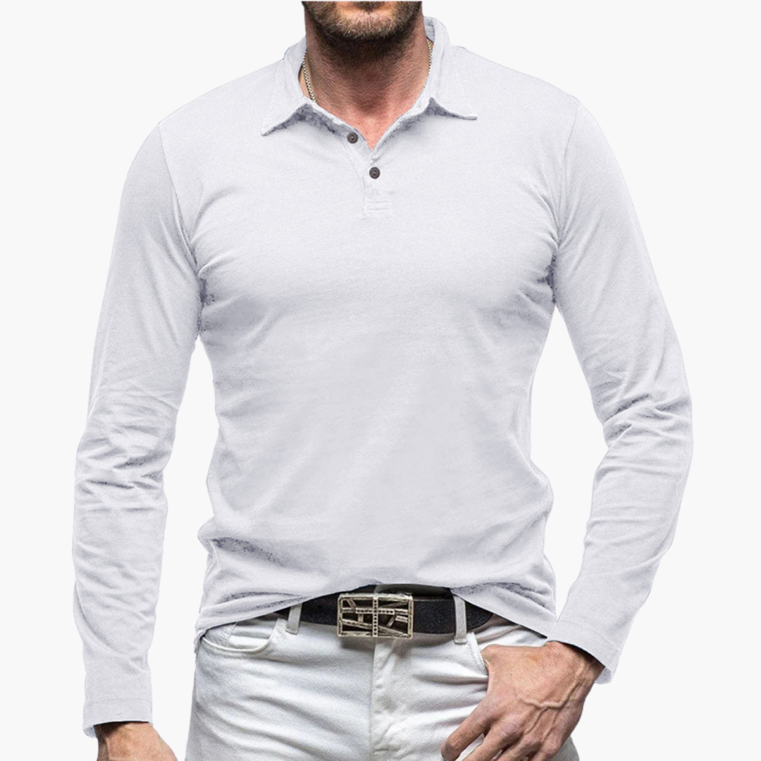 Polo Maniche Lunghe Slim Fit Uomo Altivaro | Altivaro-Altivaro