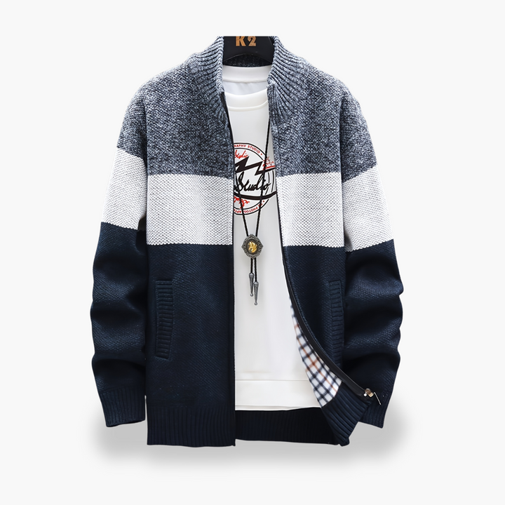Cardigan in Maglia con Zip da Uomo  | Altivaro