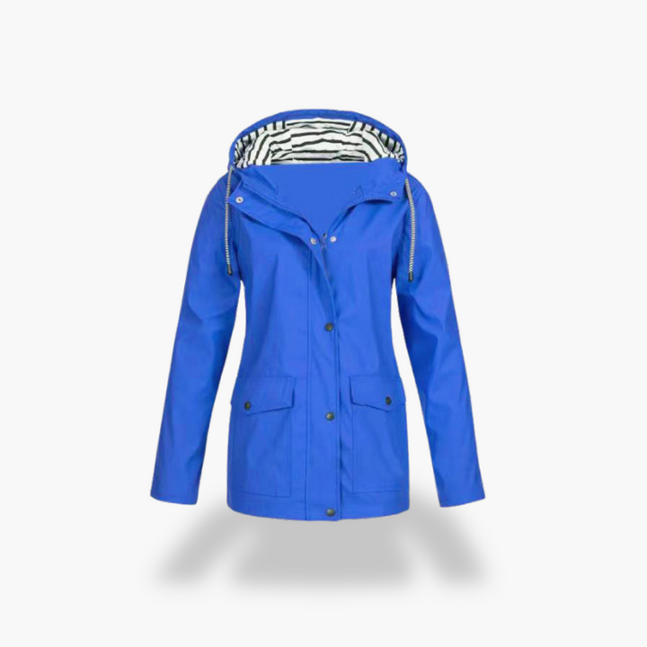 Giacca Impermeabile Donna con Cappuccio Foderato Poliestere | Altivaro