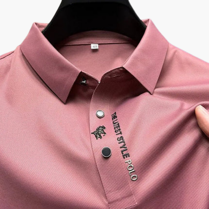 Polo Uomo Traspirante Slim Fit in Tessuto Tecnico | Altivaro