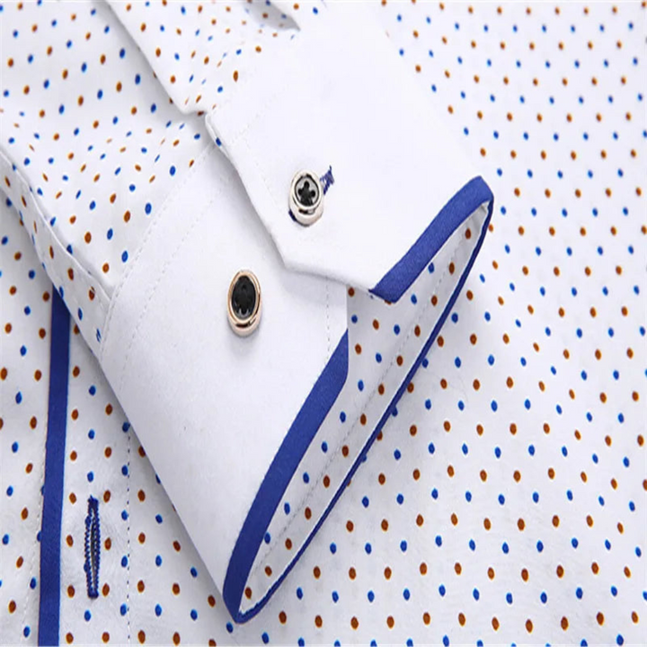 Men's Slim Fit Polka Dot Shirt | Altivaro