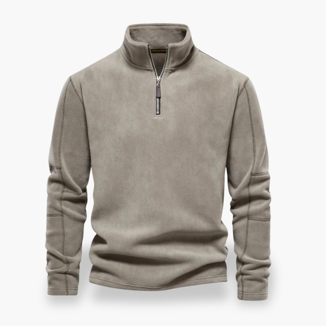 Men's Zip-Up Fleece Sweatshirt | Altivaro