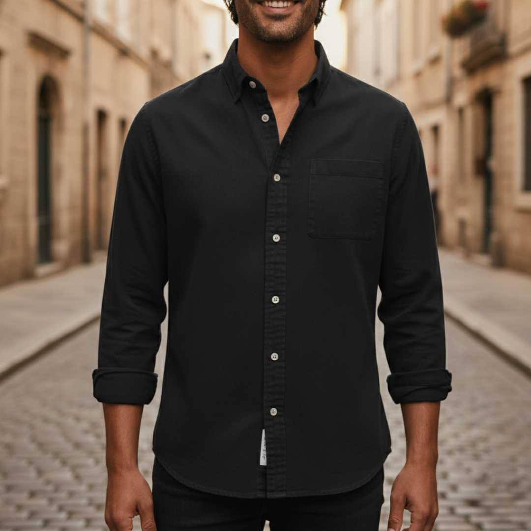 Camicia Uomo Manica Lunga Casual Slim Fit | Altivaro