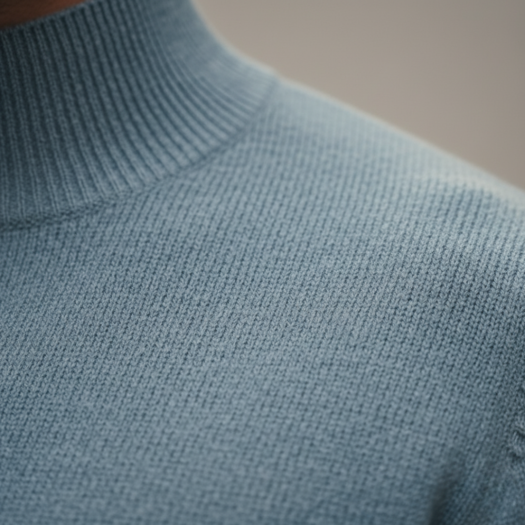 Maglione Collo Alto in Cashmere Uomo | Altivaro