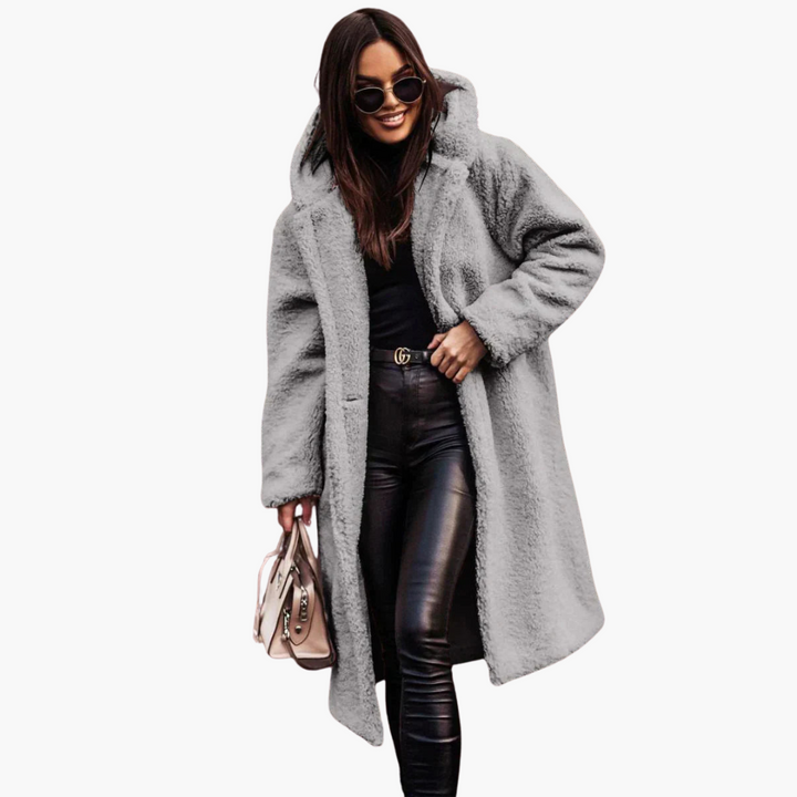 Cappotto Donna Lungo Invernale in Peluche | Altivaro