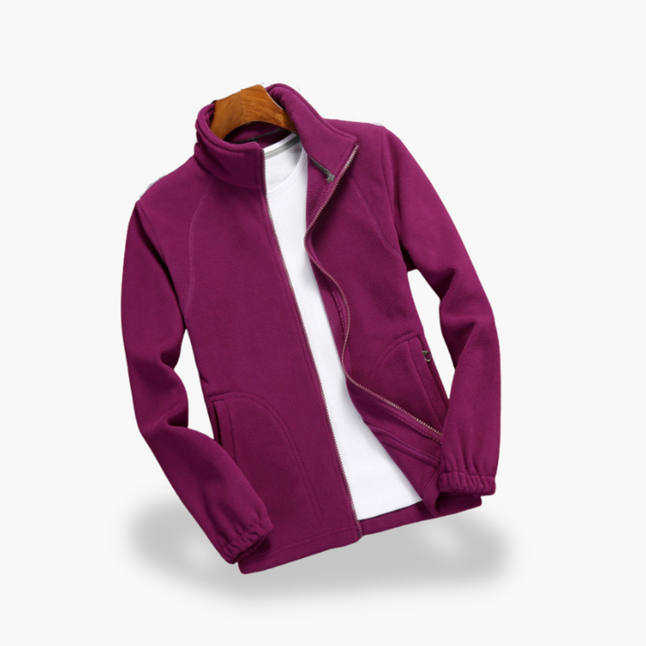 Giacca in Pile con Zip Donna Casual Invernale | Altivaro
