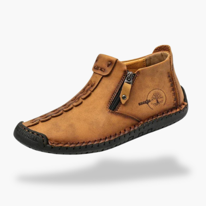 Scarpe Uomo Ortopediche Pelle Casual Zip | Altivaro