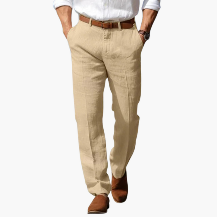 Pantaloni Uomo Slim Fit Estivi in Lino | Altivaro