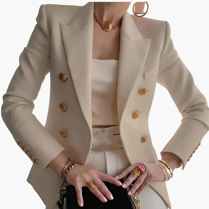 Blazer Doppiopetto Elegante da Donna in Tessuto | Altivaro