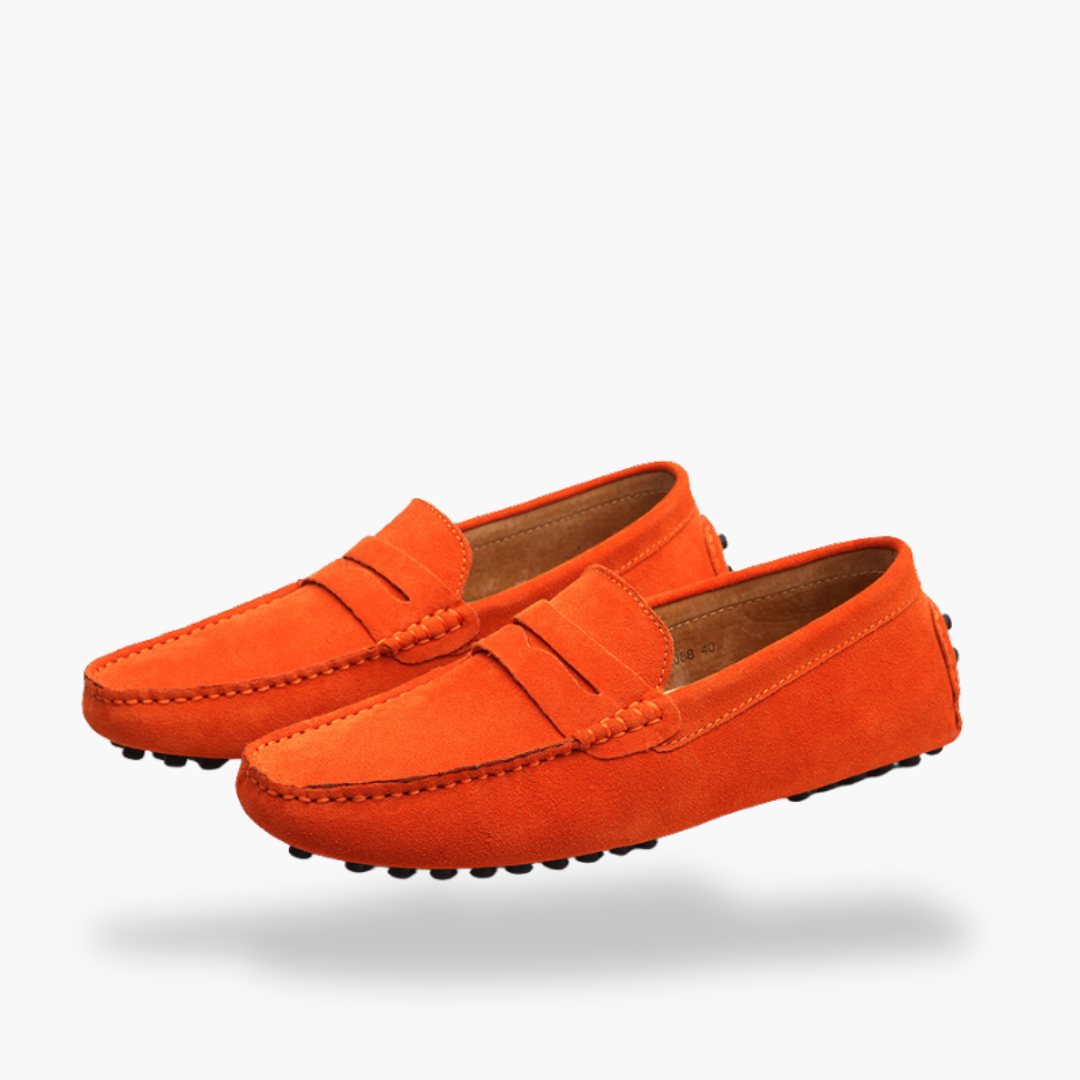 Orthopedic Suede Loafers for Men with Rubber Sole | Altivaro