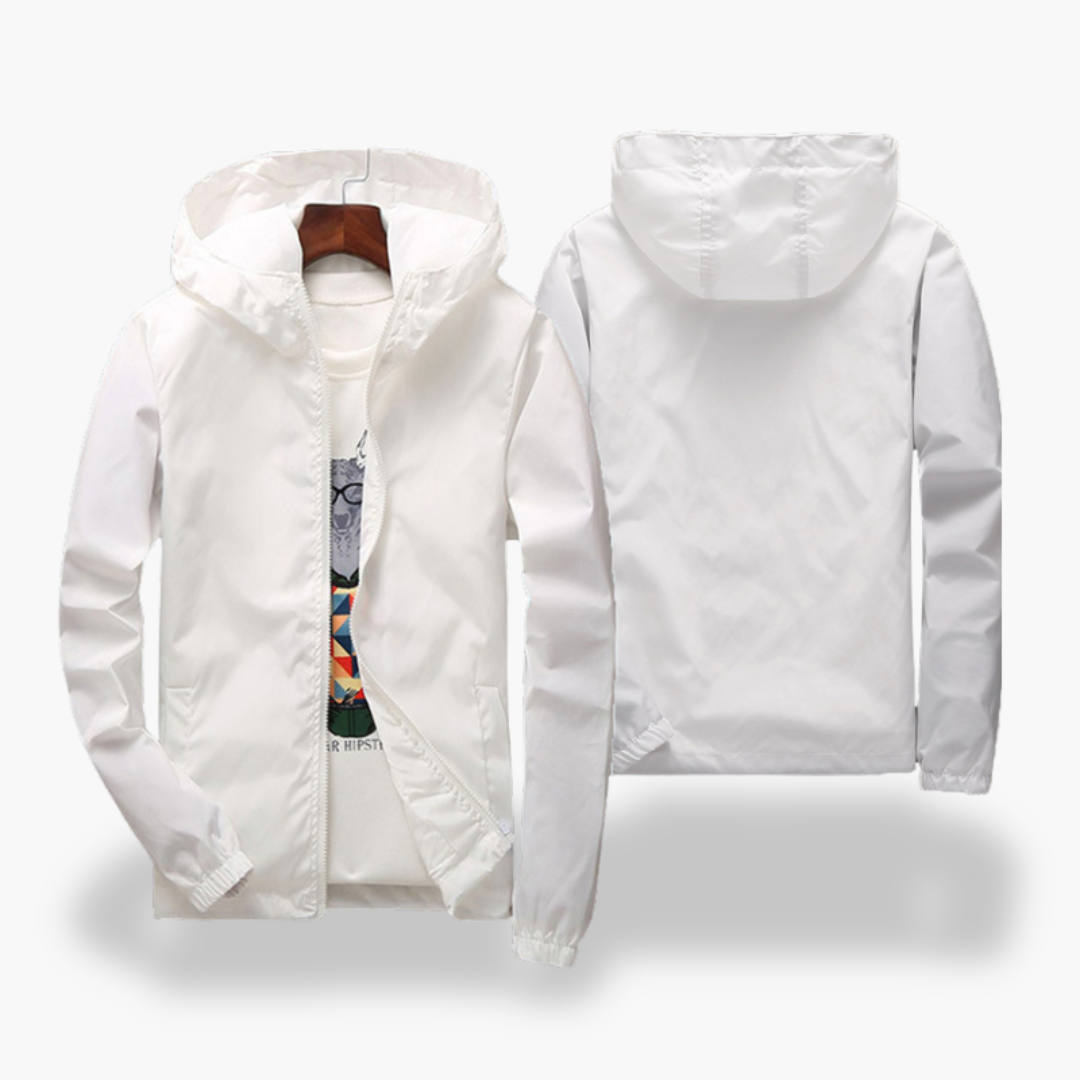 Men's Lightweight Waterproof Windbreaker Jacket with Hood | Altivaro