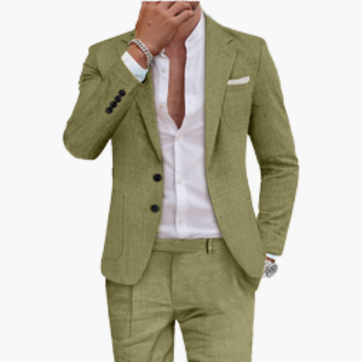 Giacca e Pantaloni in Lino per Uomo Completo Elegante | Altivaro